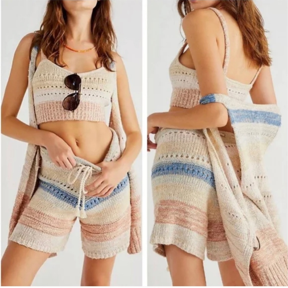 NWOT Free People Southwest Sweater Knit Set